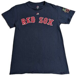 David Ortiz Final Season Red Sox T-Shirt Majestic MLB Big Papi Navy